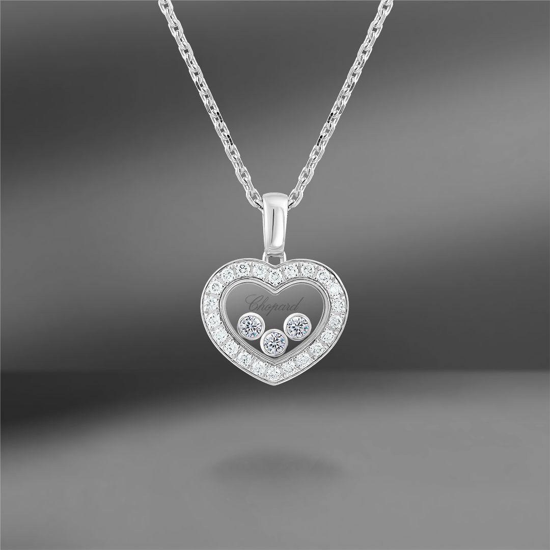 Подвеска из белого золота Chopard Icons Heart