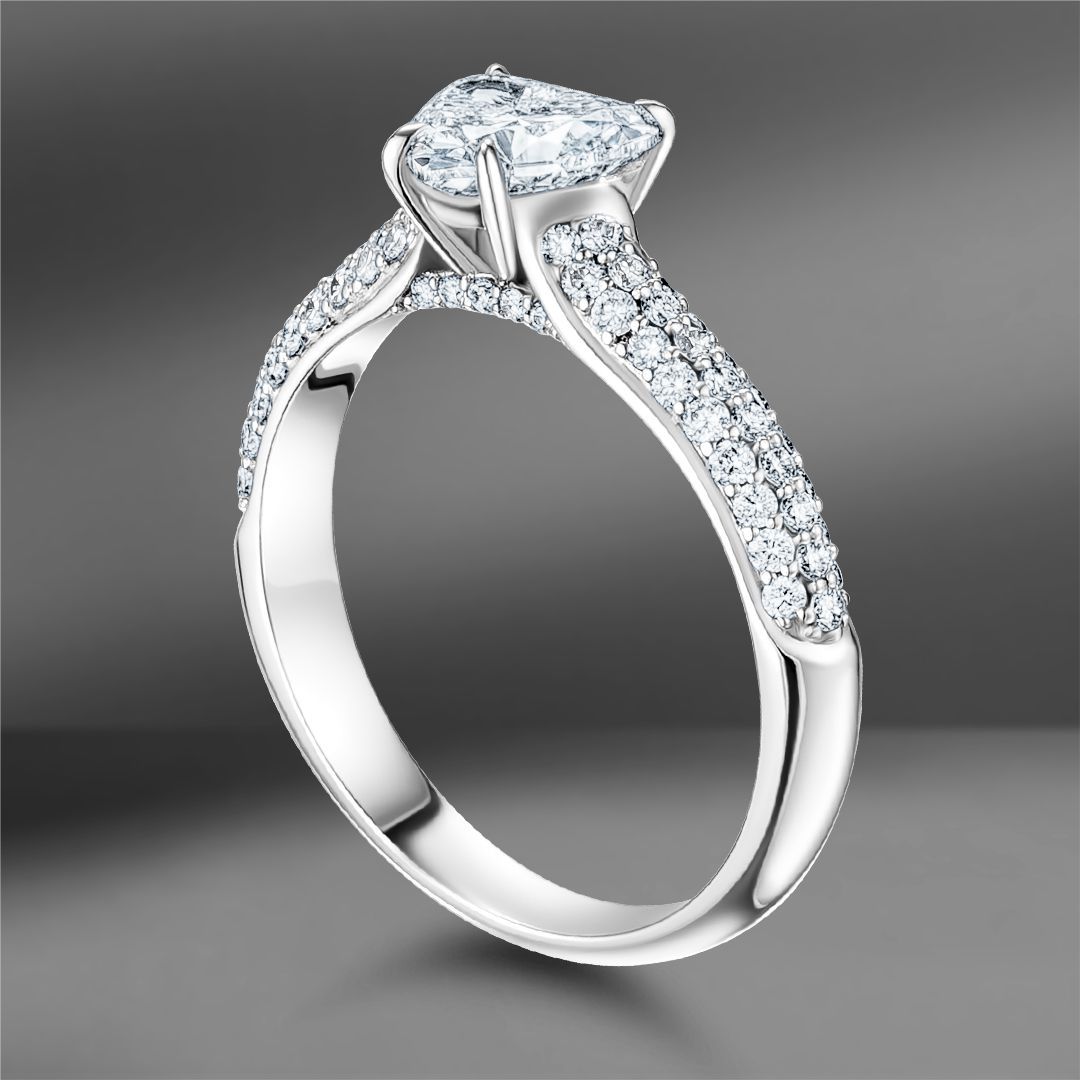 продажа Золотое кольцо Emporium Gold с бриллиантами 0.97 Ct  в салоне «Emporium Gold»