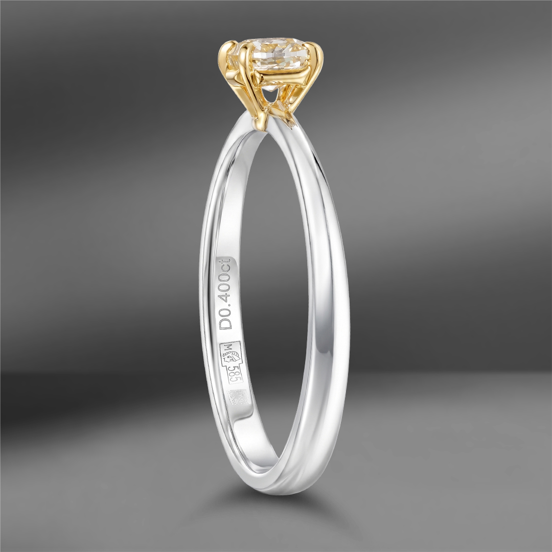 продажа Кольцо из белого золота La Vivion с бриллиантом 0.40 Ct в салоне «Emporium Gold»