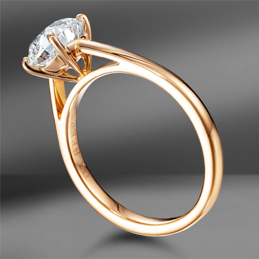 продажа Золотое кольцо De Beers с бриллиантом 1.07 Ct в салоне «Emporium Gold»