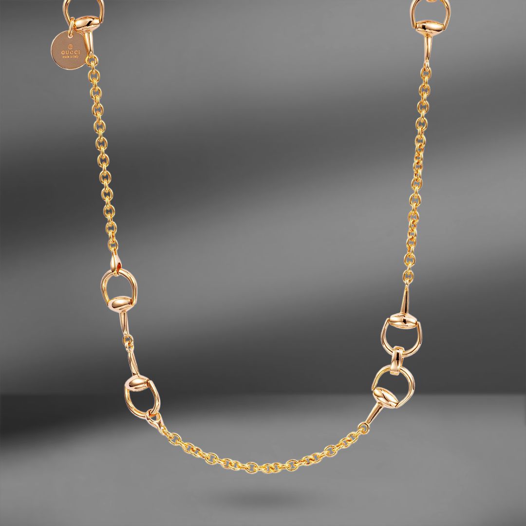 продажа Золотое колье Gucci Horsebit 90 см в салоне «Emporium Gold»