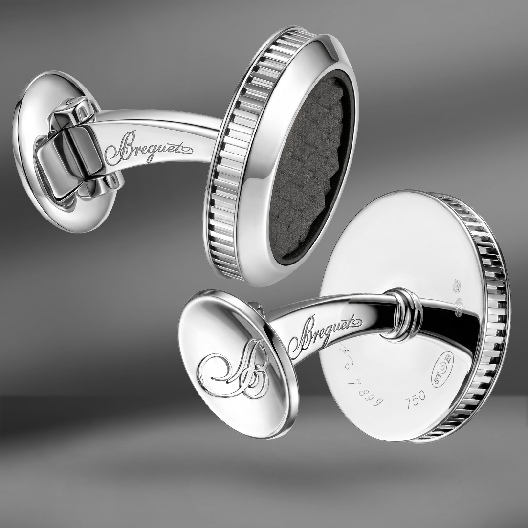 продажа Золотые запонки Breguet Marine Clou de Paris в салоне «Emporium Gold»