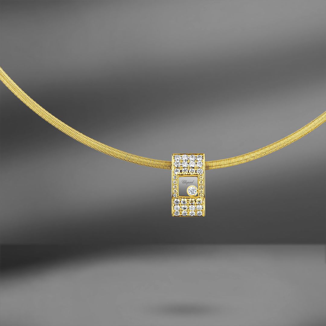 продажа Золотое колье Chopard Happy Diamonds 420mm в салоне «Emporium Gold»