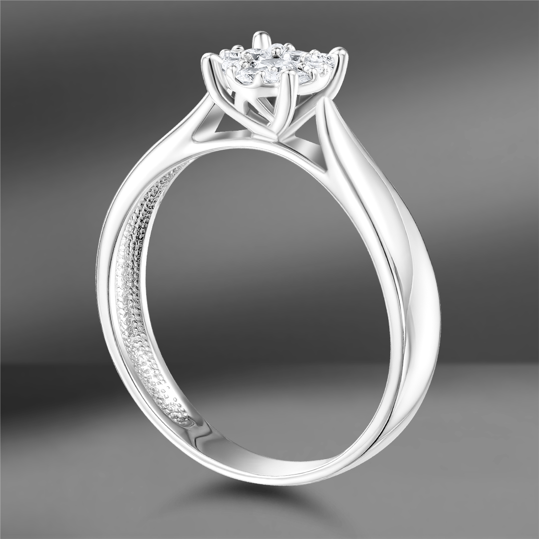 продажа Золотое кольцо с бриллиантами 0.22 Ct в салоне «Emporium Gold»