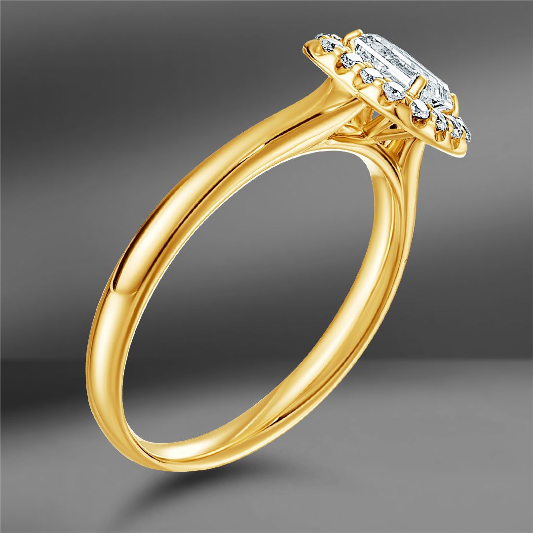 продажа Золотое кольцо с бриллиантами 0.63 Ct в салоне «Emporium Gold»