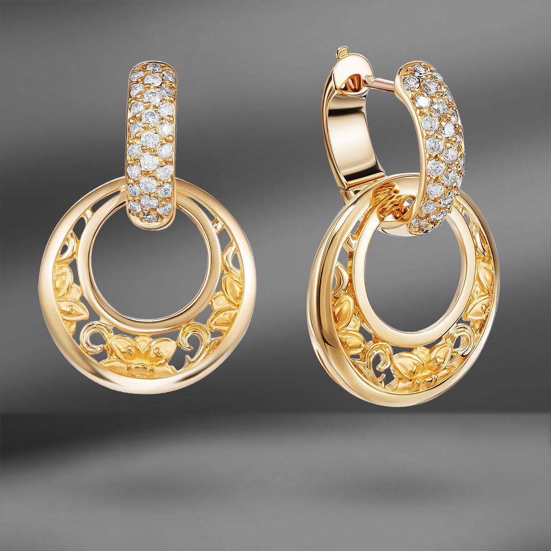 продажа Золотые серьги Carrera Y Carrera Jasmin в салоне «Emporium Gold»