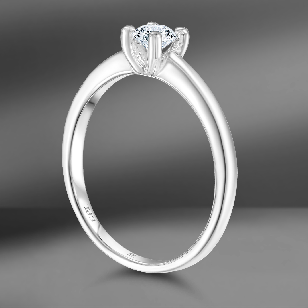 продажа Золотое кольцо с бриллиантом 0.20 Ct (Eu 50) в салоне «Emporium Gold»