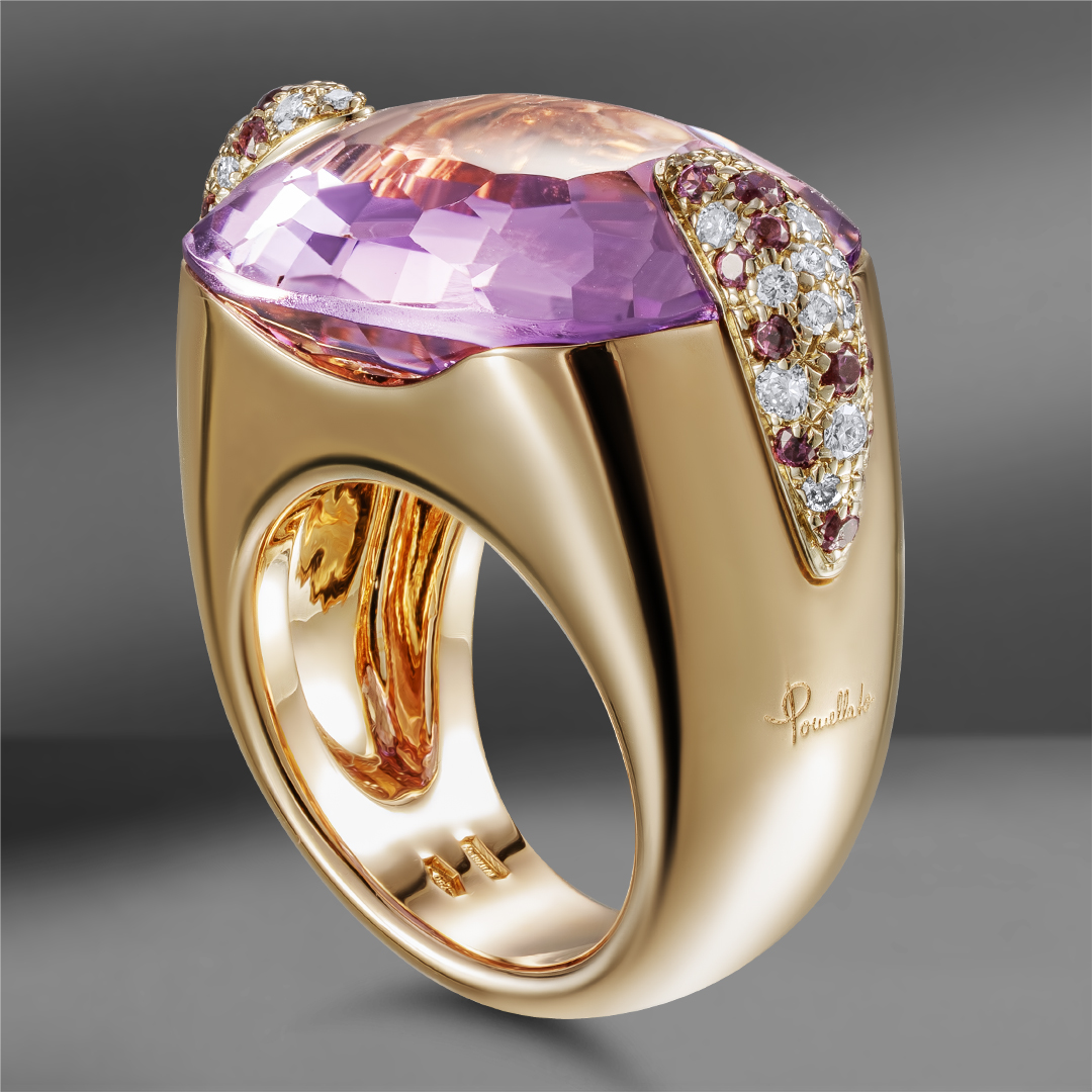 продажа Золотое кольцо с аметистом Pomellato Pin Up в салоне «Emporium Gold»
