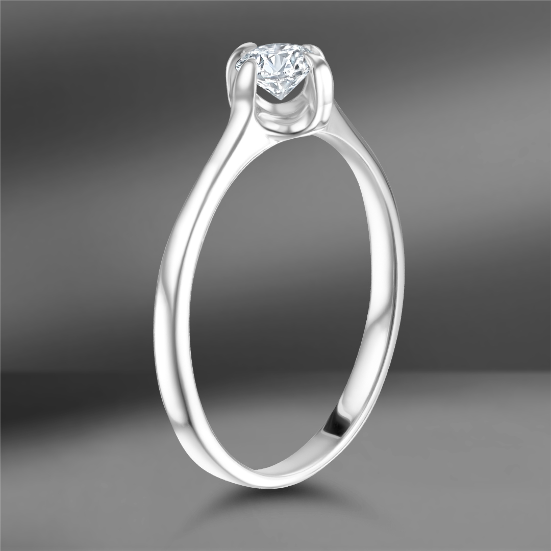 продажа Кольцо из золота с бриллиантом 0.26 Ct в салоне «Emporium Gold»