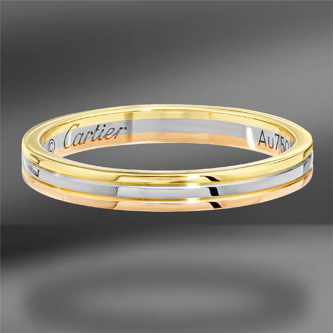 продажа Золотое кольцо Vendome Louis Cartier 2.5 мм. в салоне «Emporium Gold»