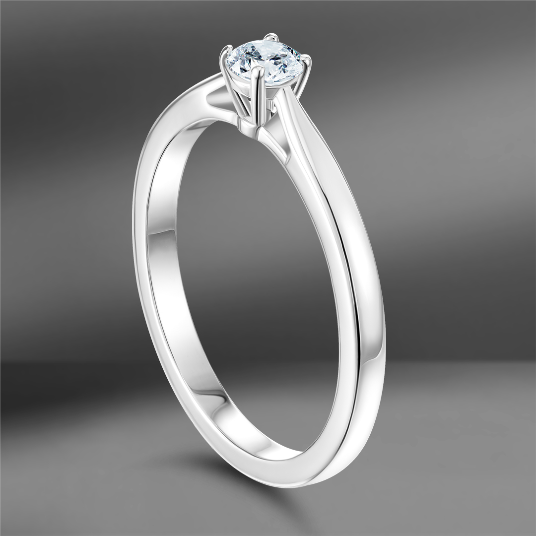 продажа Золотое кольцо с бриллиантом 0.20 Ct Size 16 в салоне «Emporium Gold»