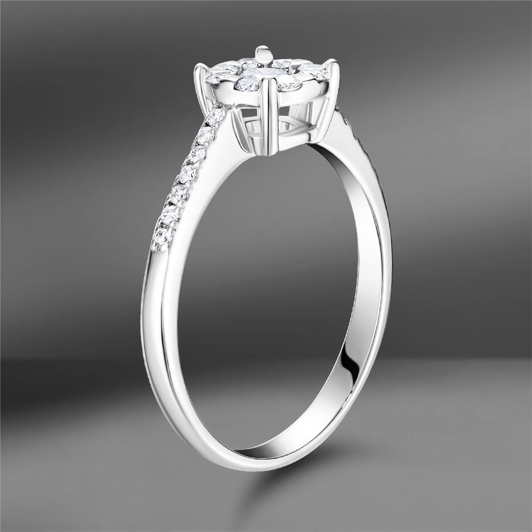 продажа Золотое кольцо EPL с бриллиантами 0.45 Ct в салоне «Emporium Gold»