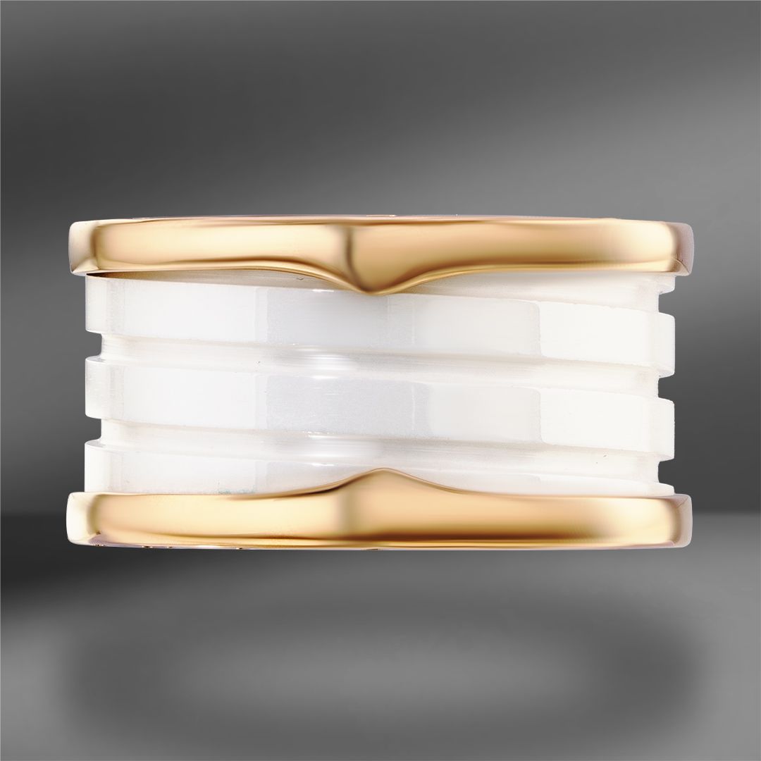 продажа Золоте кольцо с керамикой Bvlgari B.Zero1 в салоне «Emporium Gold»