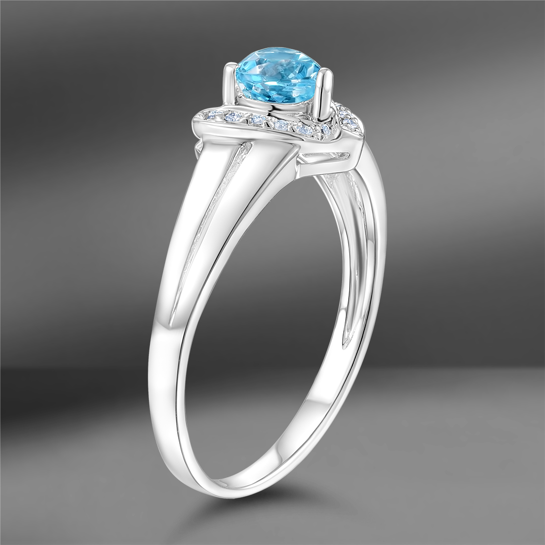 продажа Золотое кольцо Emporium Gold с топазом и бриллиантами в салоне «Emporium Gold»