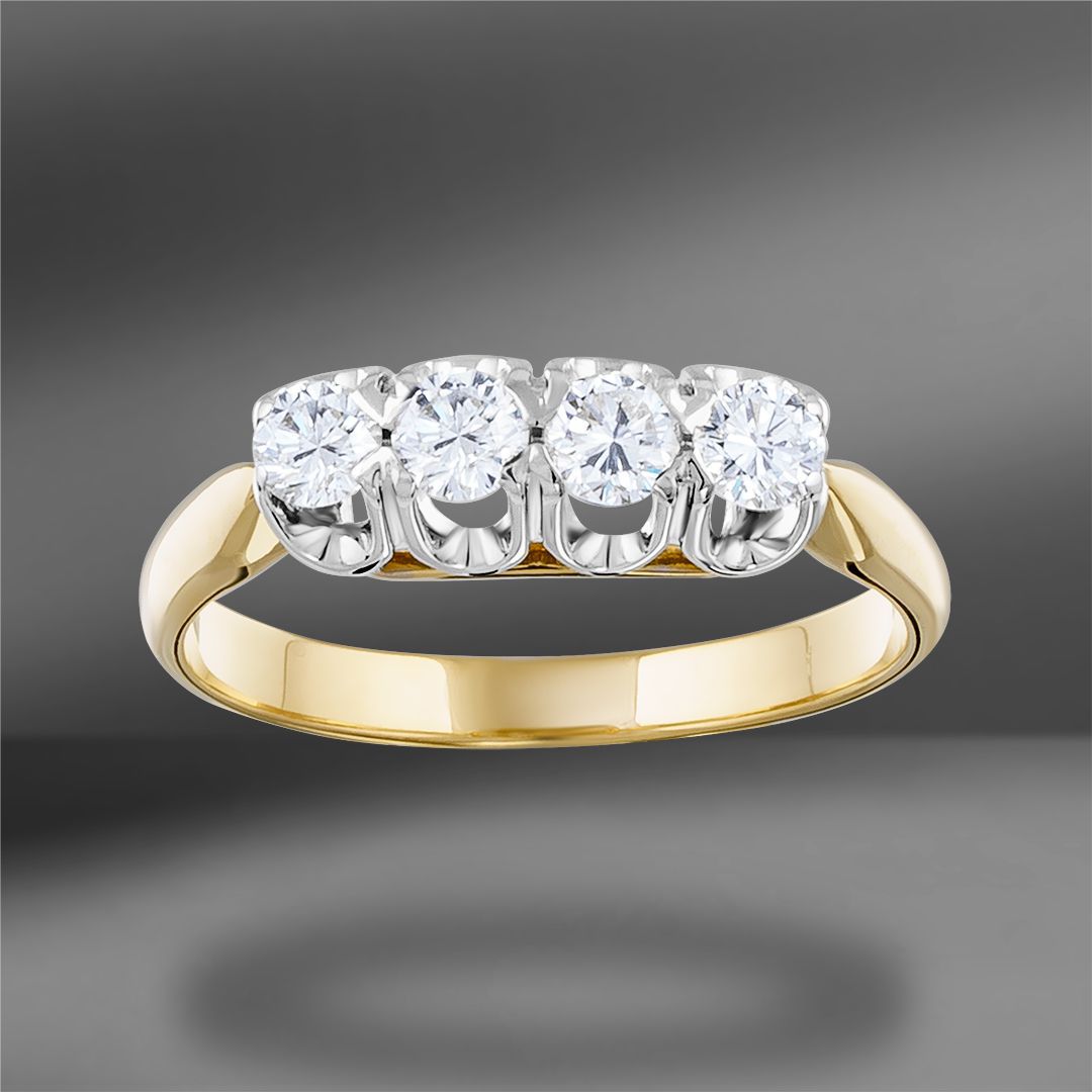 продажа Золотое кольцо с бриллиантами 0.60Ct в салоне «Emporium Gold»