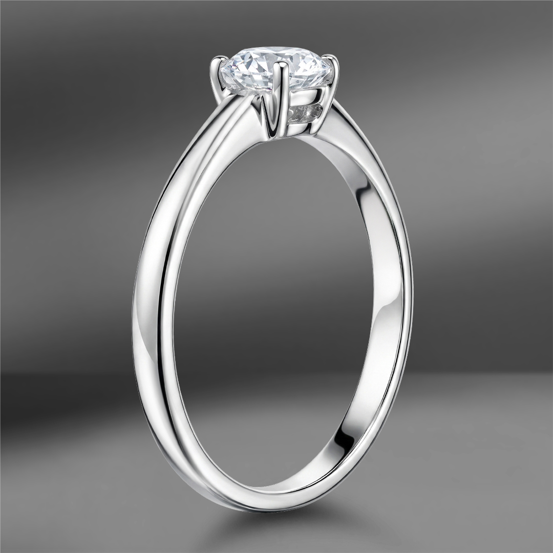 продажа Золотое кольцо с бриллиантом 0.60 Ct Alrosa в салоне «Emporium Gold»