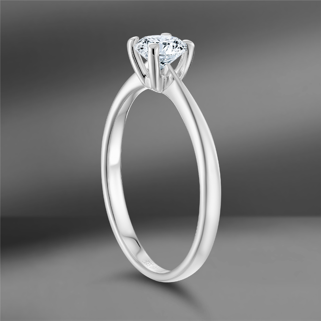 продажа Золотое кольцо с бриллиантом 0.39 Ct (Eu 50) в салоне «Emporium Gold»