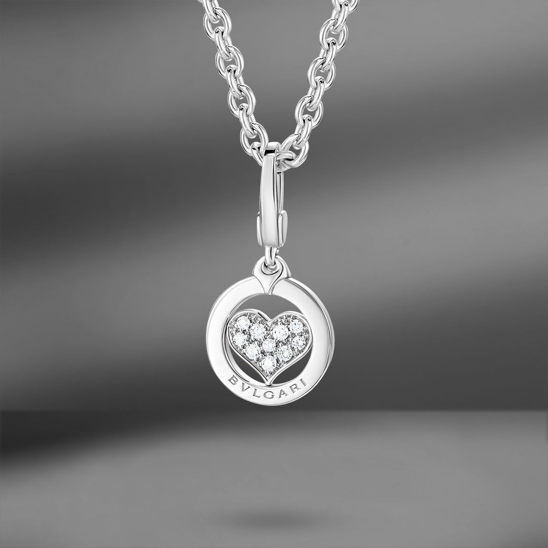 Золотая подвеска Bvlgari Tondo Heart