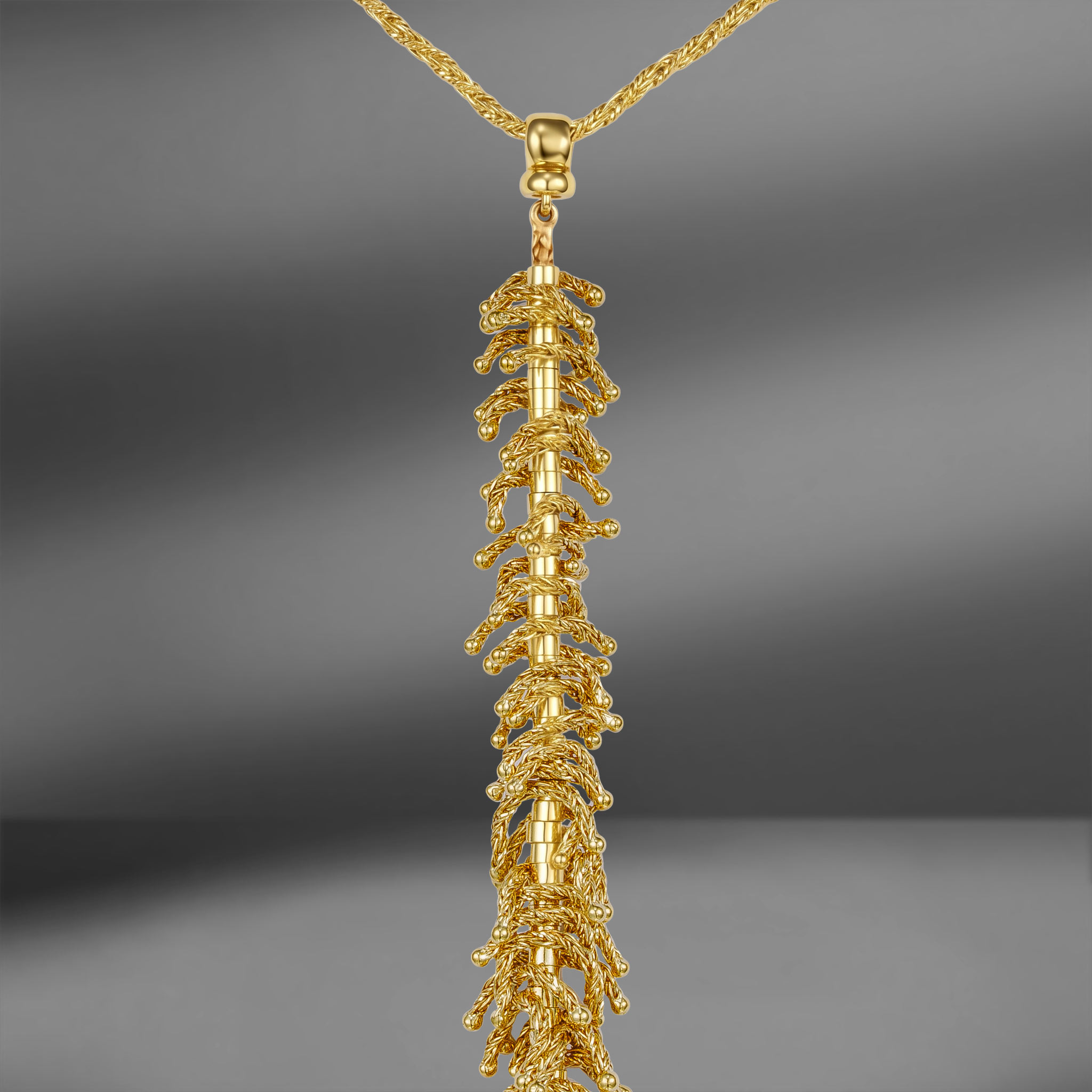 продажа Золотое колье Orlando Orlandini Fringed в салоне «Emporium Gold»
