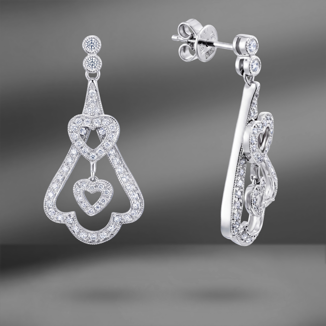 продажа Золотые серьги Emporium Gold с бриллиантами 0.63 Ct в салоне «Emporium Gold»