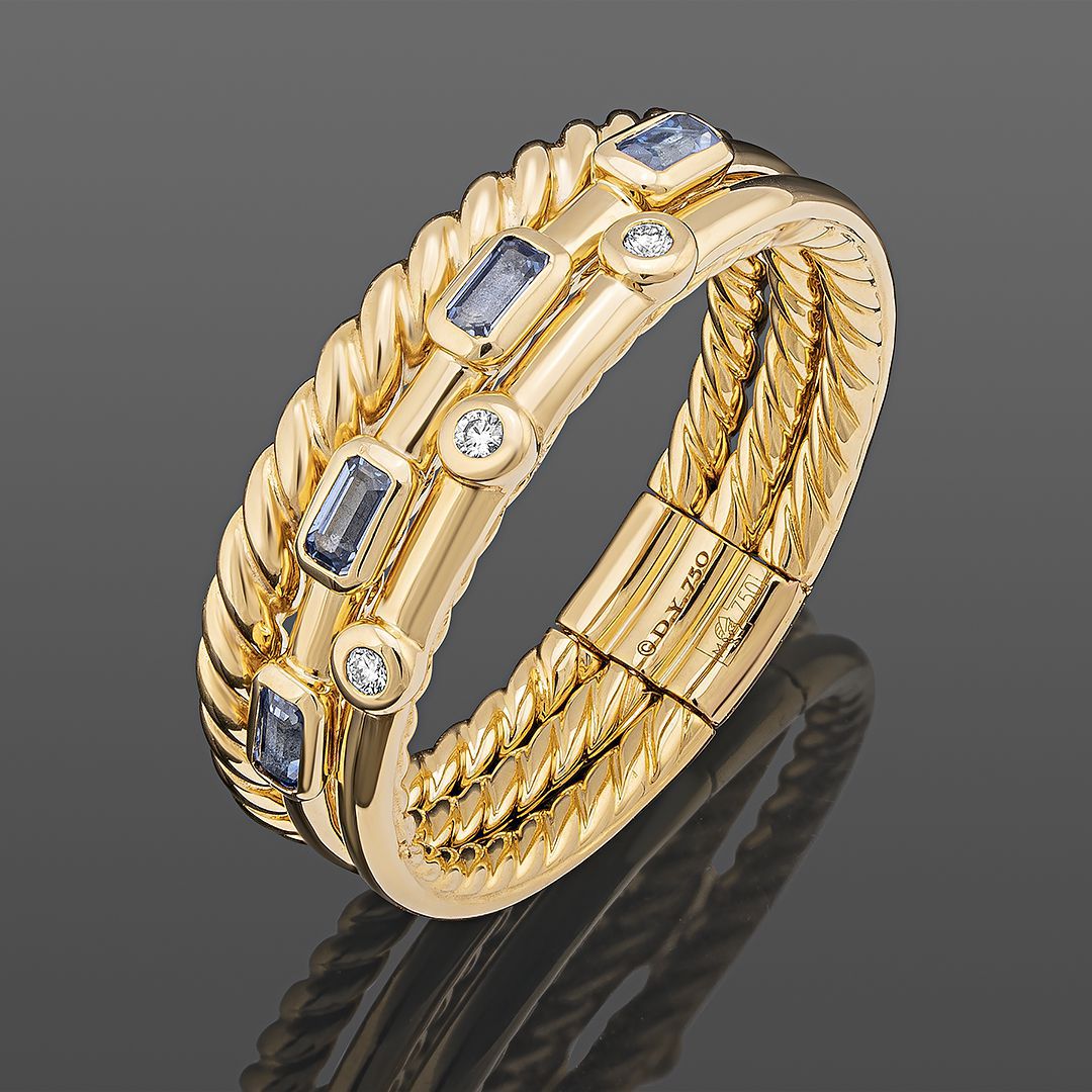 Золотое кольцо от Ювелирного бренда David Yurman