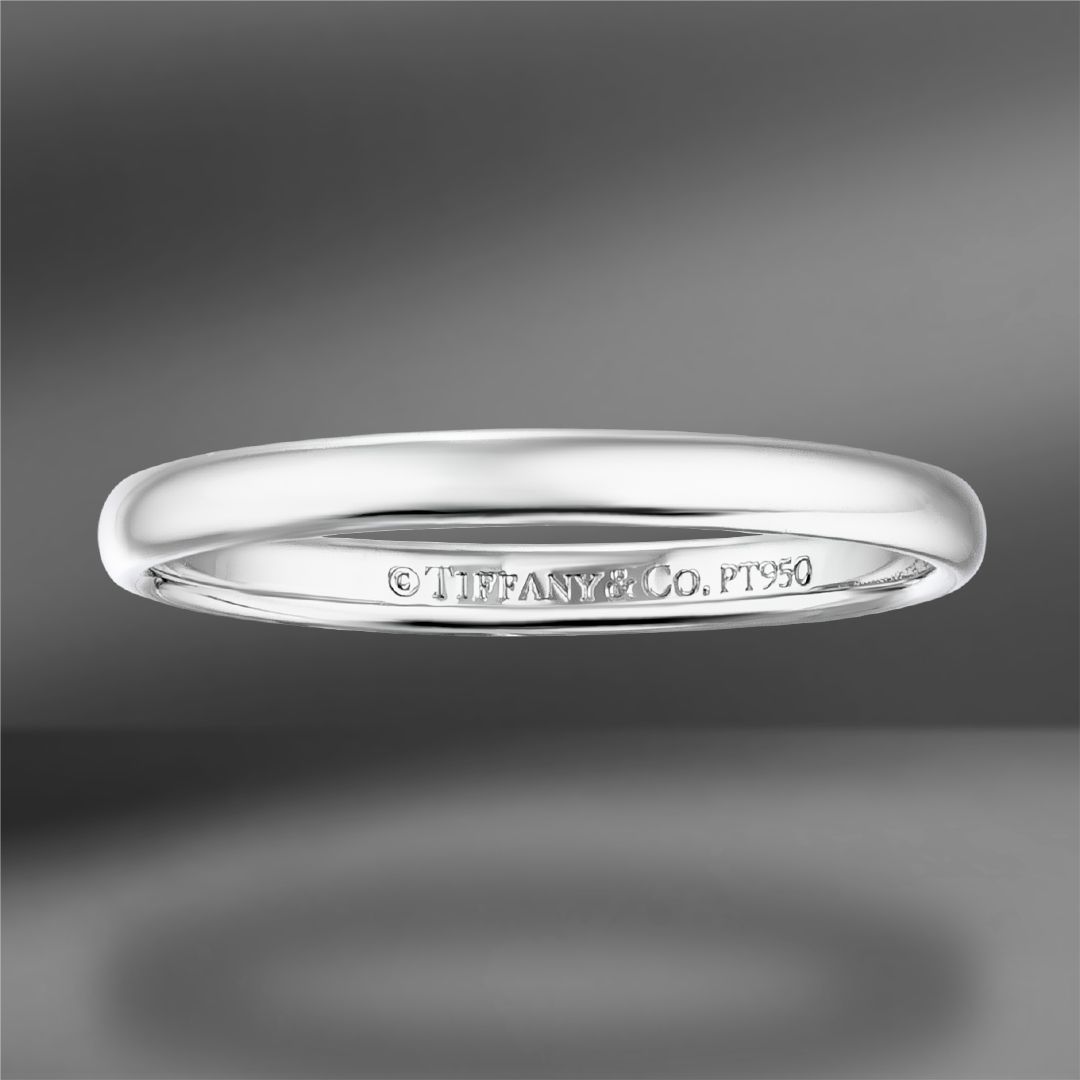 продажа Обручальное кольцо из платины Tiffany & Co. (Eu 49) в салоне «Emporium Gold»