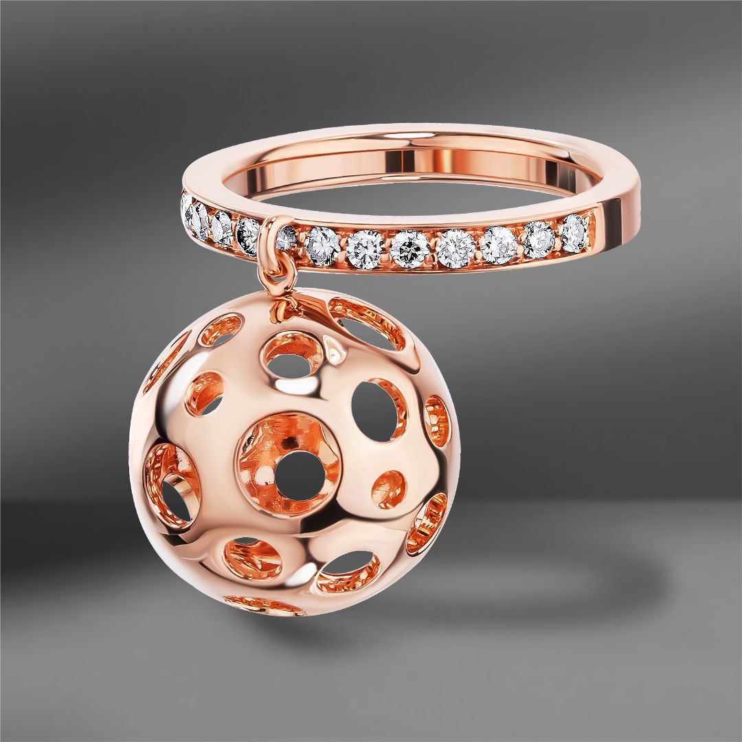 продажа Золотое кольцо с бриллиантами Luca Carati в салоне «Emporium Gold»