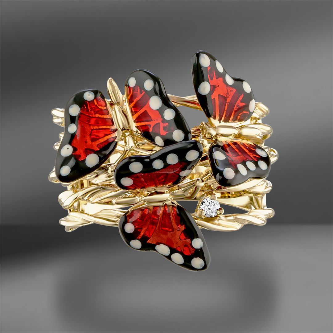 продажа Кольцо Roberto Bravo Monarch Butterfly в салоне «Emporium Gold»
