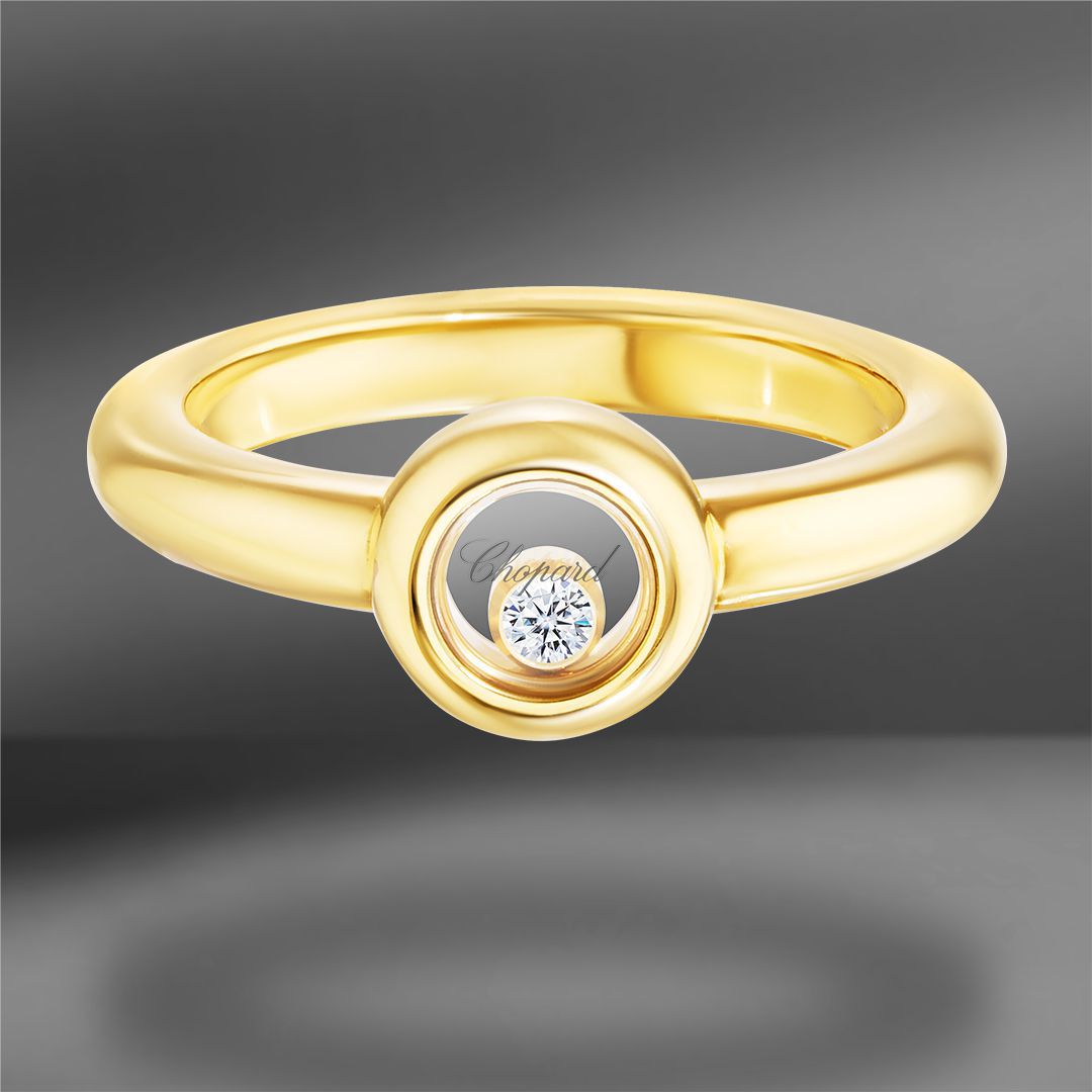 продажа Золотое кольцо Chopard Happy Diamonds Размер: 16.56 ( Europe 52 ) в салоне «Emporium Gold»
