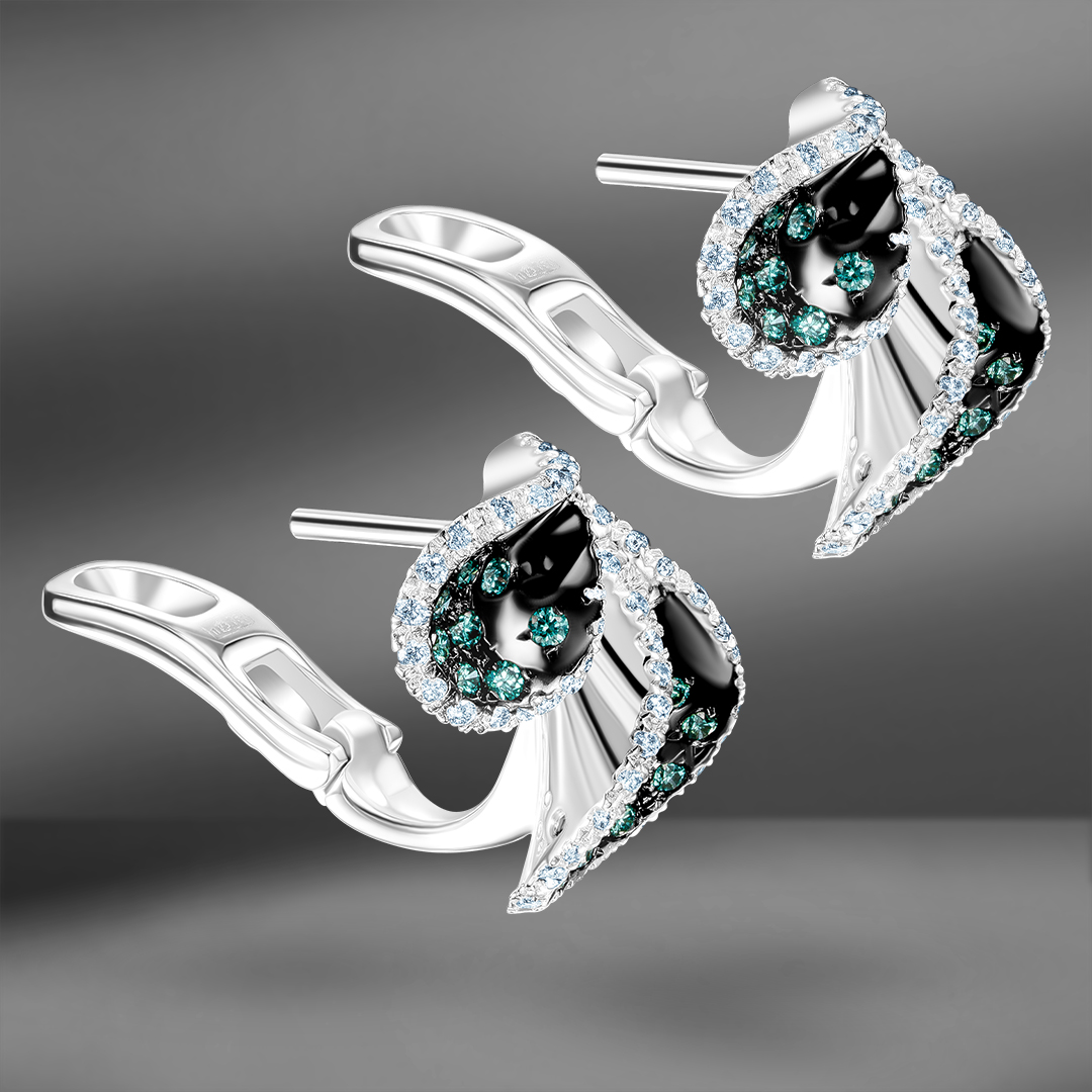 продажа Золотые серьги Bibigi с бриллиантами 0.96 Ct в салоне «Emporium Gold»