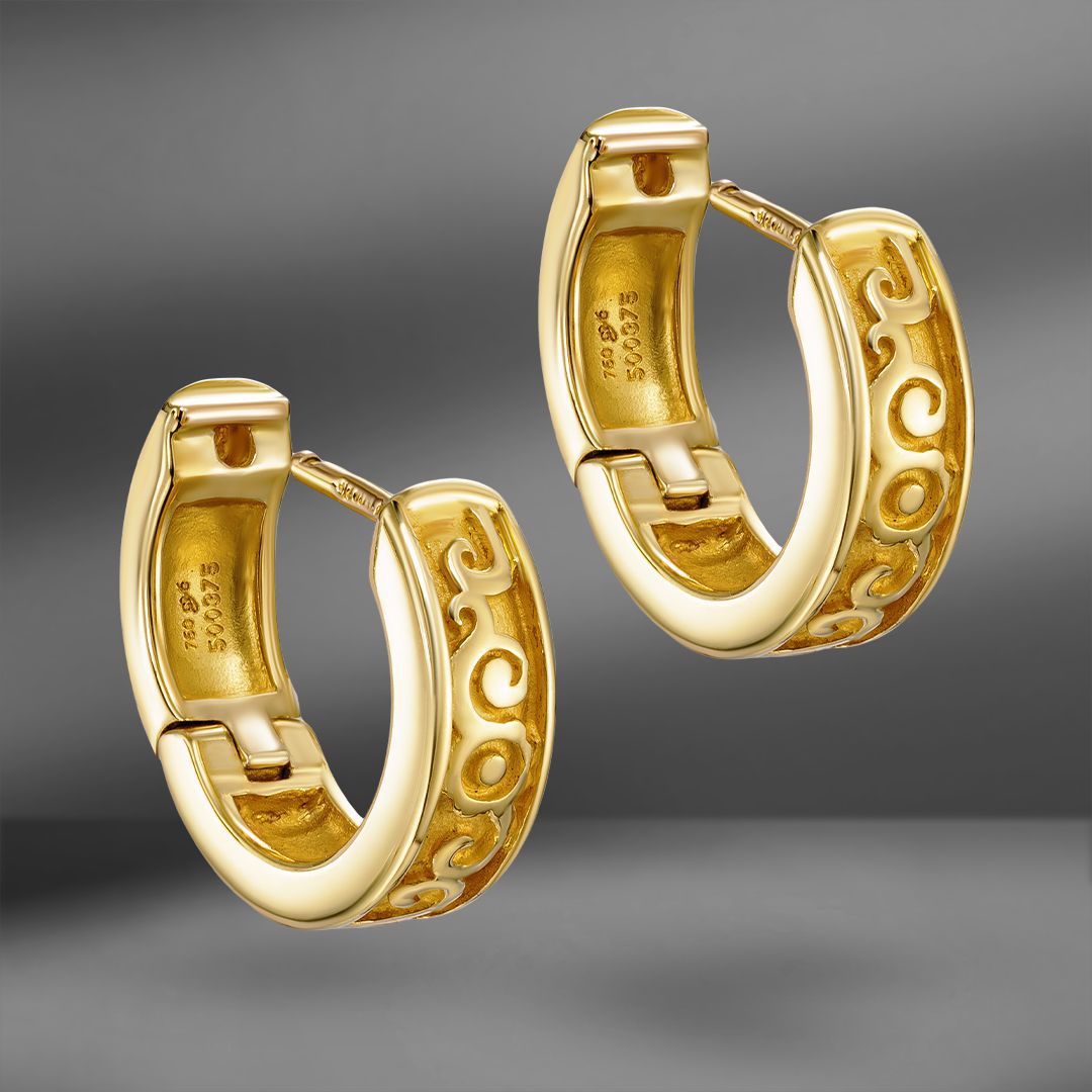 продажа Золотые серьги Carrera y Carrera 14мм в салоне «Emporium Gold»