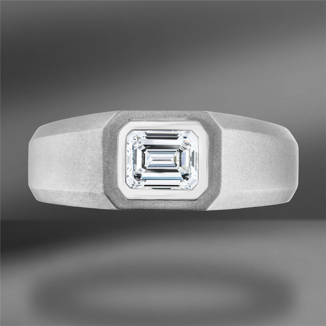 продажа Мужское кольцо Charles с бриллиантом 0.92Ct в салоне «Emporium Gold»