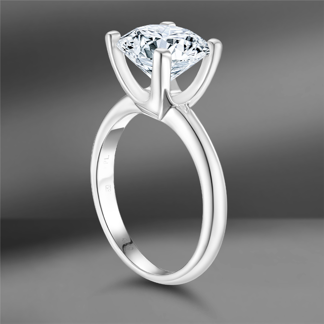 продажа Золотое кольцо с бриллиантом 3.03 Ct в салоне «Emporium Gold»