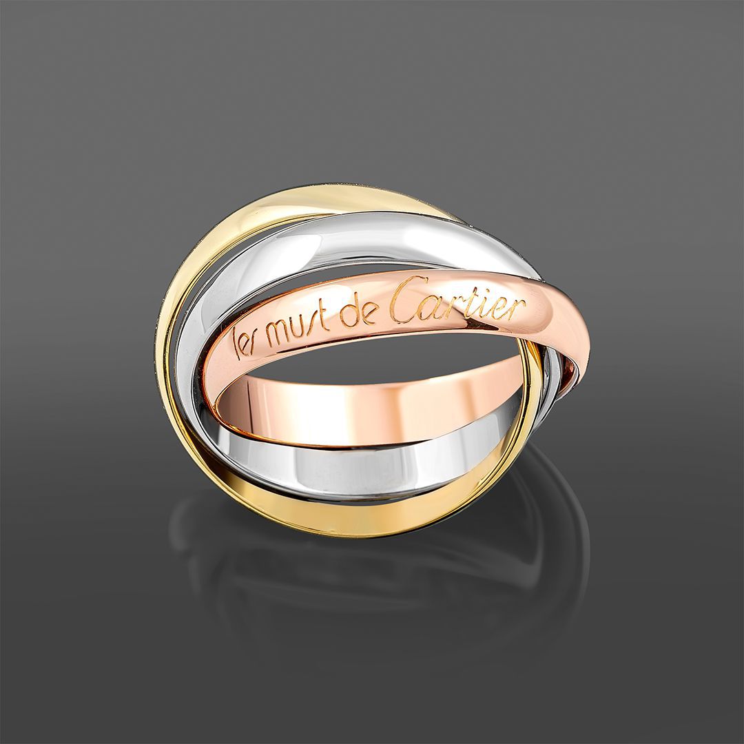 продажа Золотое кольцо Cartier Trinity, 14.33 (Eu 45) в салоне «Emporium Gold»