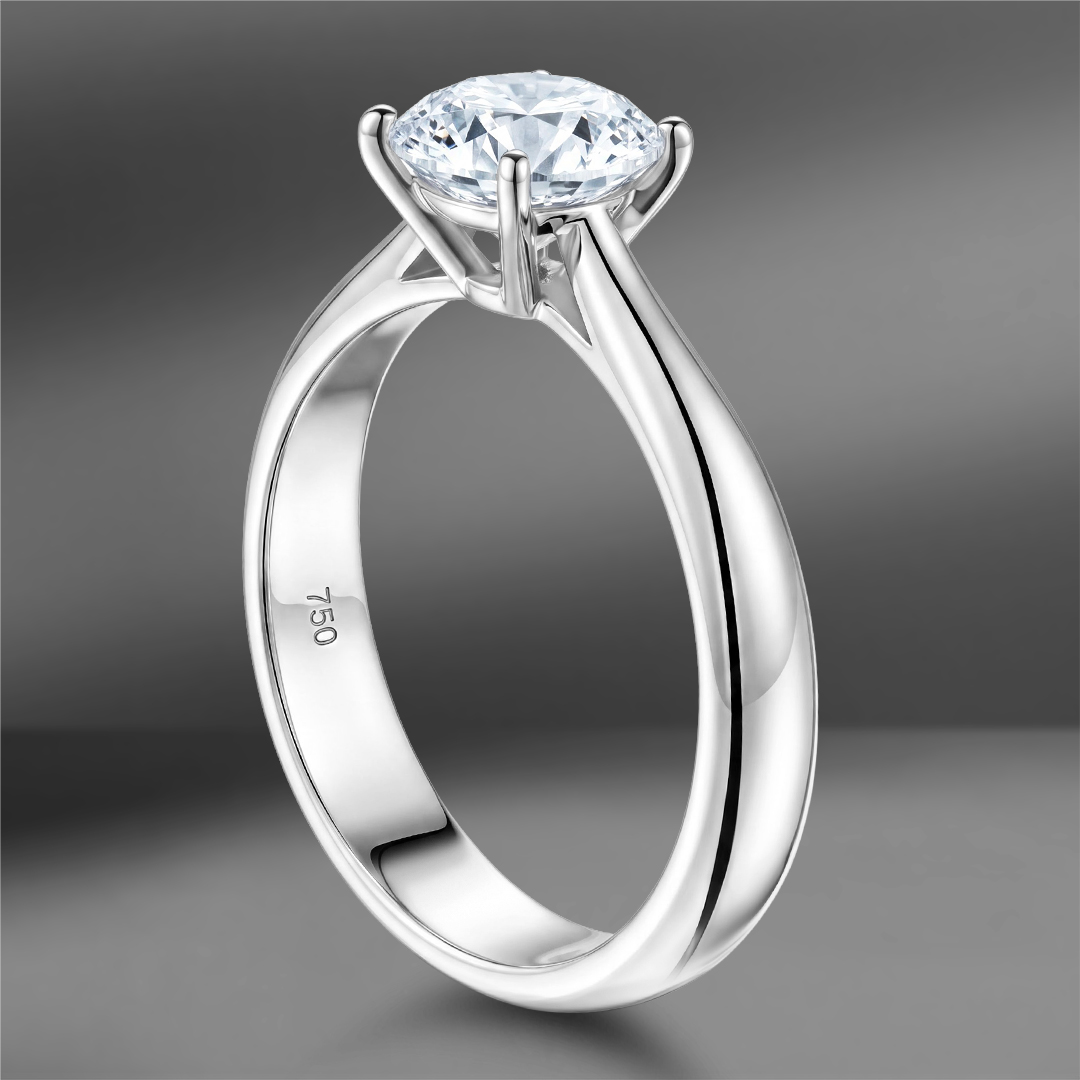 продажа Золотое кольцо с бриллиантом 1.02 Ct GIA в салоне «Emporium Gold»