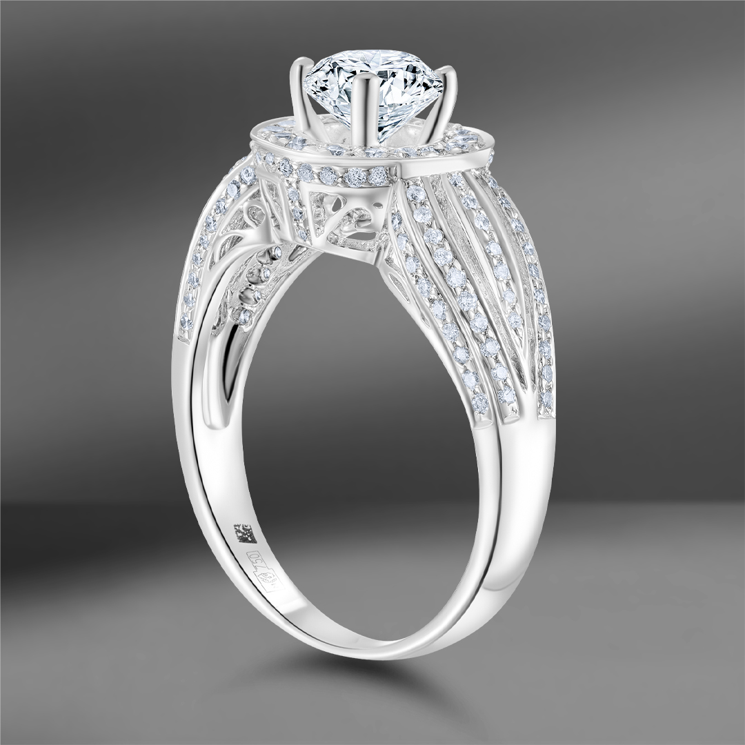 продажа Золотое кольцо с бриллиантами 1.71 Ct в салоне «Emporium Gold»