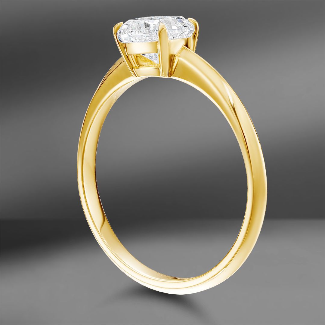 продажа Золотое кольцо с бриллиантом 0.90 Ct GIA в салоне «Emporium Gold»