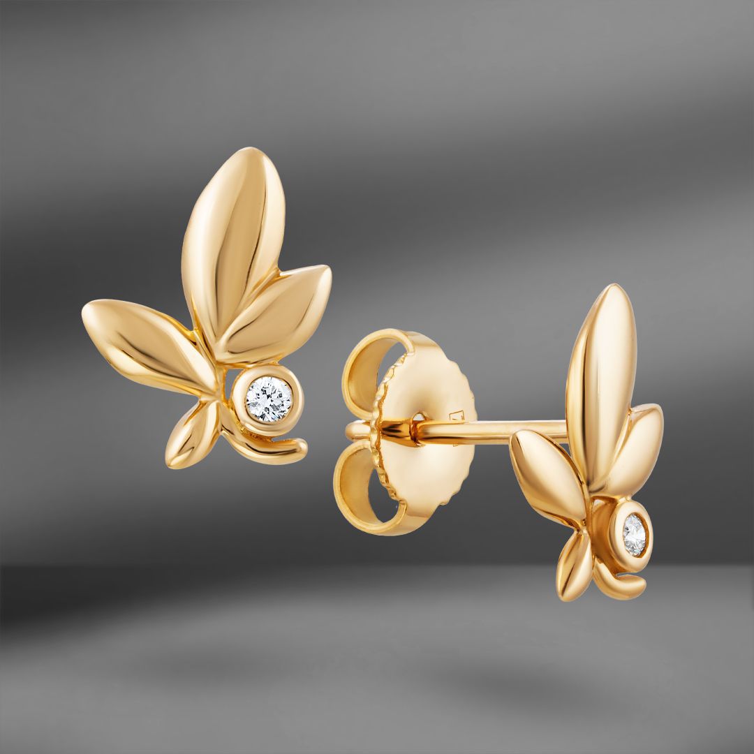 продажа Золотые серьги Tiffany&Co. Paloma Picasso Olive в салоне «Emporium Gold»