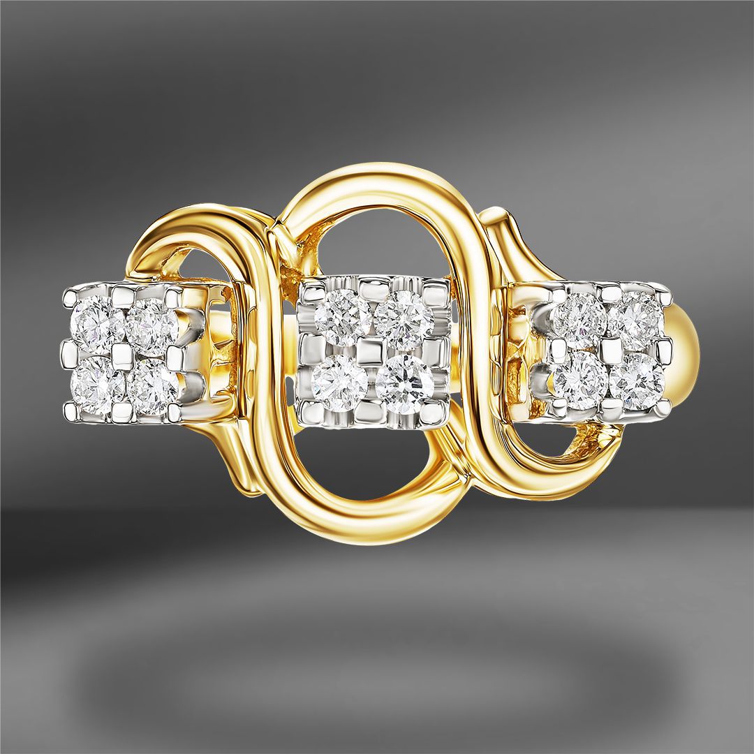 продажа Золотое кольцо с бриллиантами 0.30 Ct в салоне «Emporium Gold»