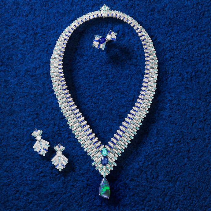 Украшения сета Blue Illusions из коллекции Colours of Extraleganza