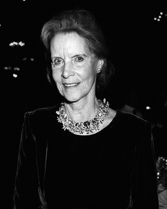 Рэйчел «Банни» Меллон в ожерелье с бриллиантом Mellon Blue