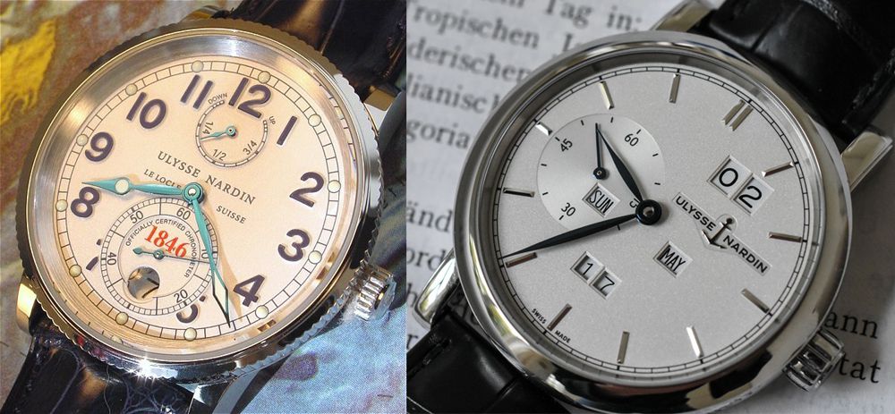Часы Ulysse Nardin Marine Chronometer 1846 и Perpetual Ludwig