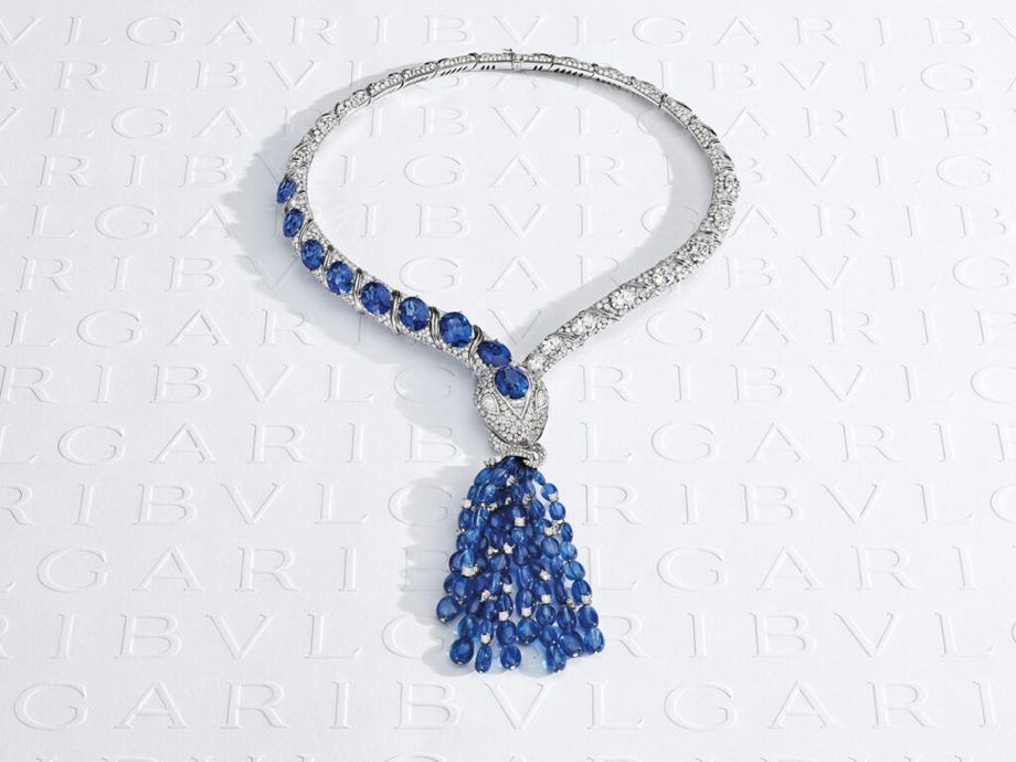 Три колье Serpenti из коллекции Bvlgari Mediterranea