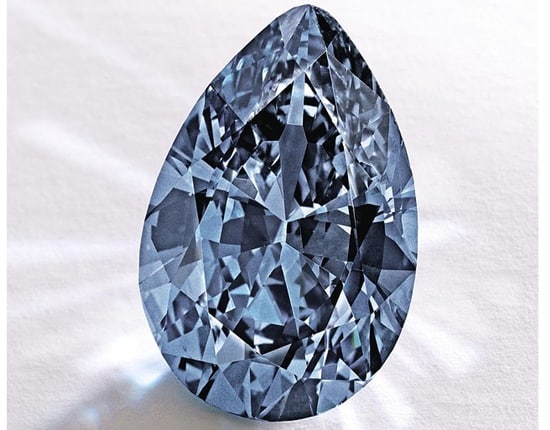 Бриллиант Mellon Blue стал одной из главных драгоценностей в коллекции Меллон