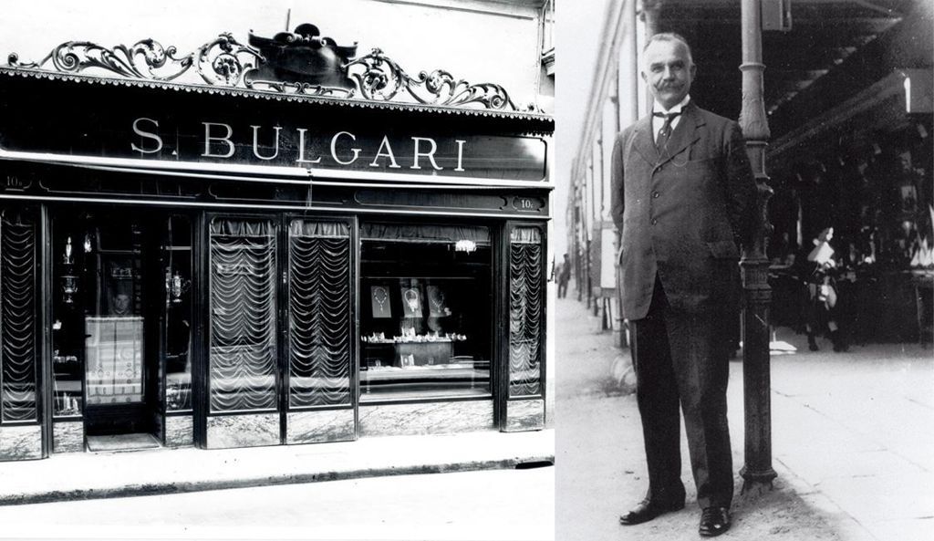 Первый магазин Bvlgari и основатель бренда Сотириос Булгарис