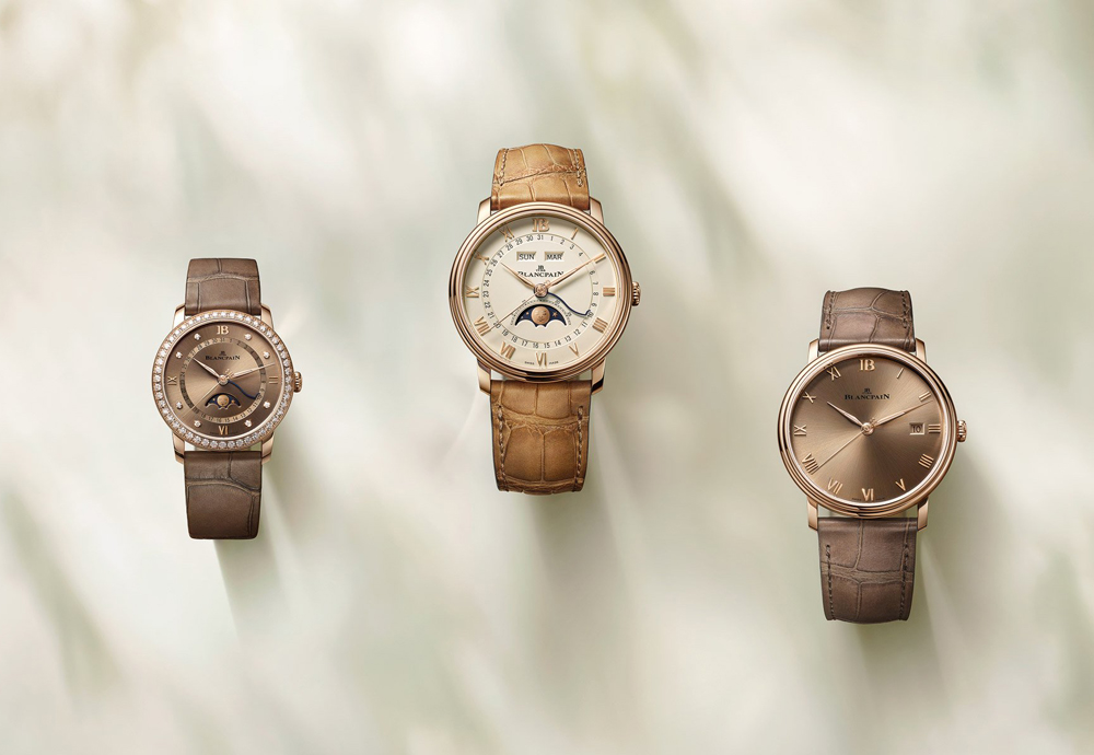 Серия получила название Golden Hour, что отразилось в опаловых и золотисто-коричневых оттенках циферблатов