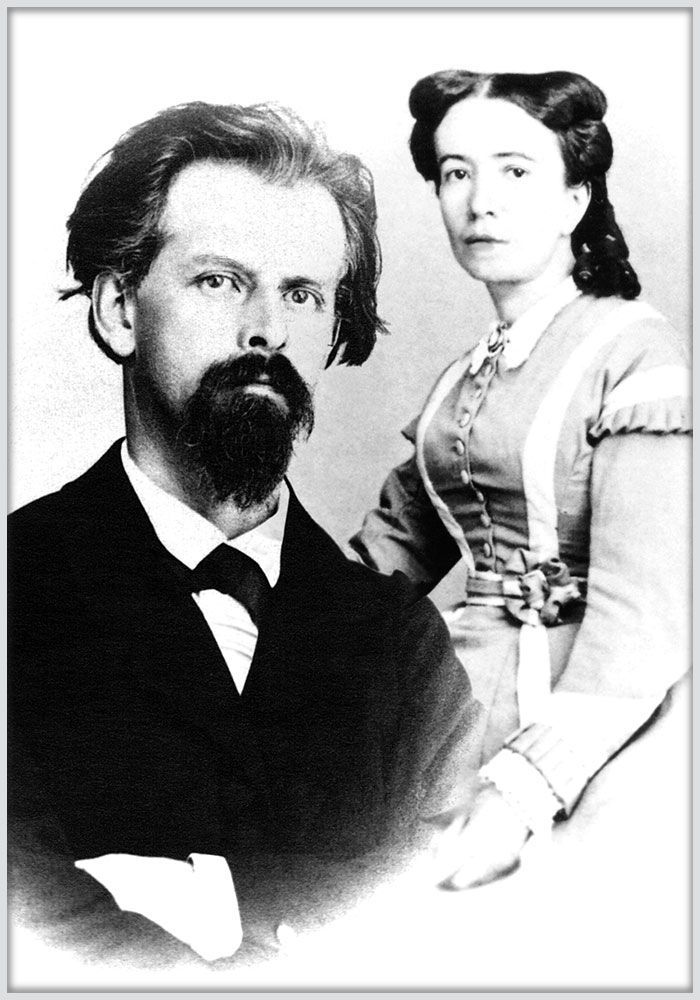 Основатель компании Girard Perregaux Констан Жирар с женой Мари Перрего