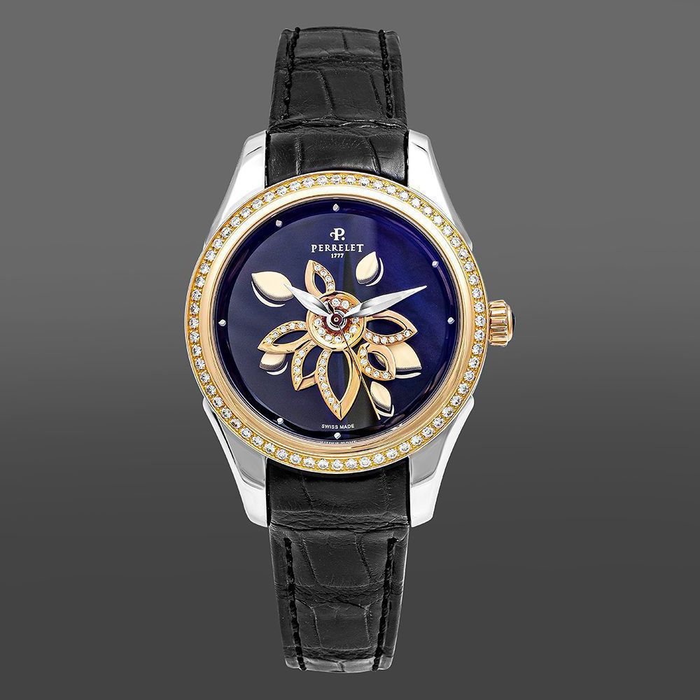 Часы из коллекции Perrelet Double Rotor Diamond Flower