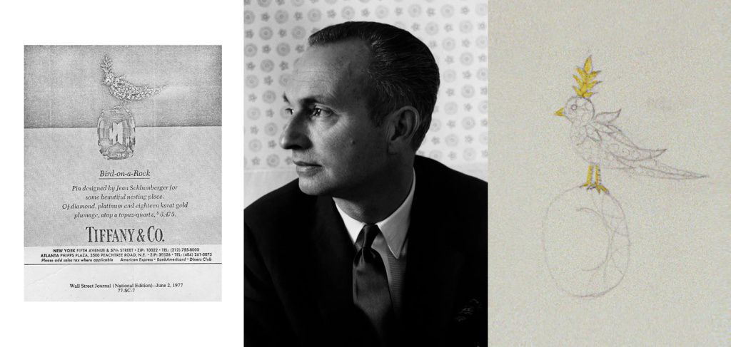 Броши Owl on a Rock — интерпретация Натали Верде броши Жана Шлюмберже Bird on a Rock