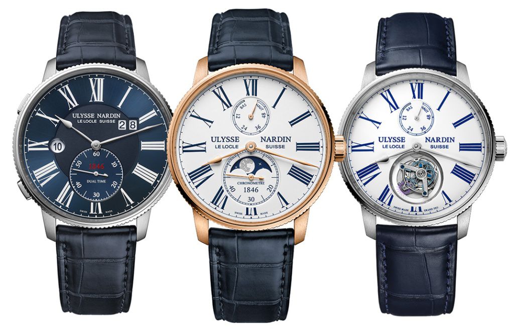 Три новые модели часов Ulysse Nardin Marine Torpilleur являются частью постоянной коллекции